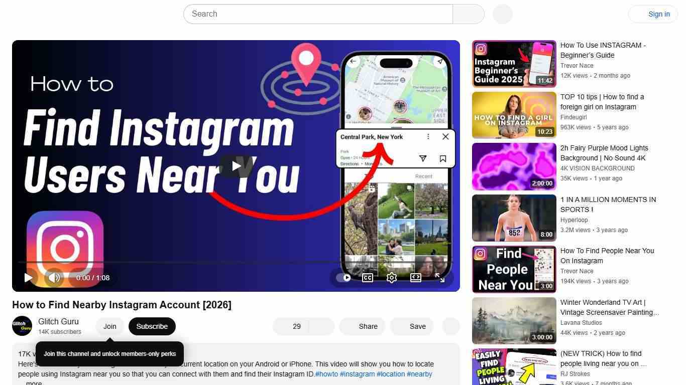How to Find Nearby Instagram Account [2026] - YouTube