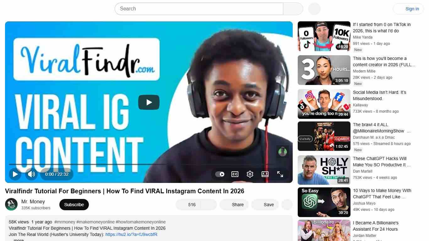 Viralfindr Tutorial For Beginners | How To Find VIRAL Instagram Content In 2026 - YouTube