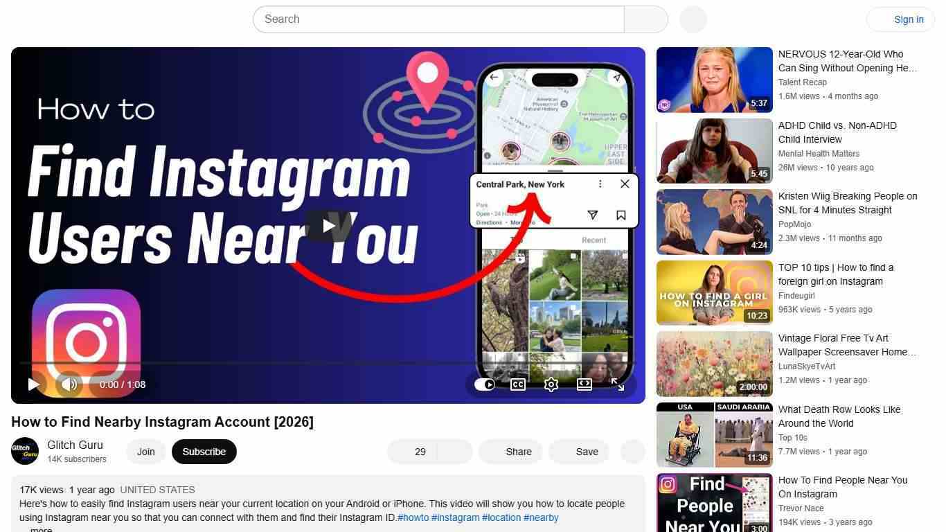 How to Find Nearby Instagram Account [2026] - YouTube